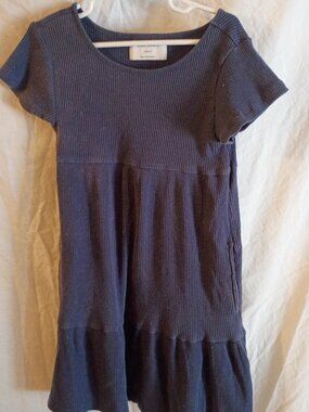 Old Navy Girls Size Small 5-6 Navy Blue Dress with Pockets